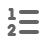 Numbered lists