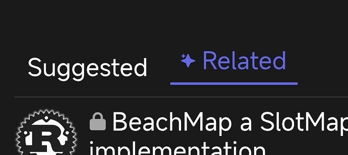 Related button enlarged font