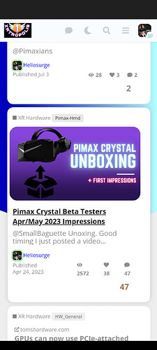 This image appears to be a screenshot of a mobile device, showing a social media interface with a post promoting Pimaax Crystal Beta Testers for the year 2023.  (Captioned by AI)