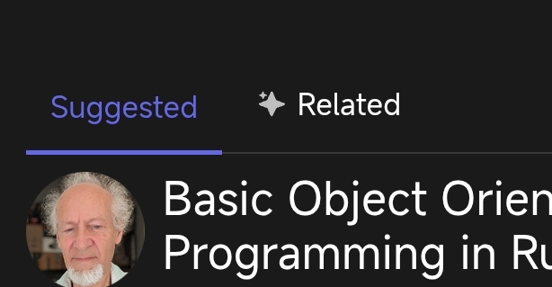 Suggested button