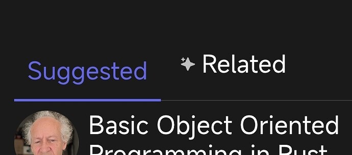 Suggested button enlarged font